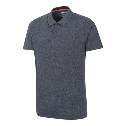 Mountain Warehouse Heren Cordyline getextureerd poloshirt (Marine)