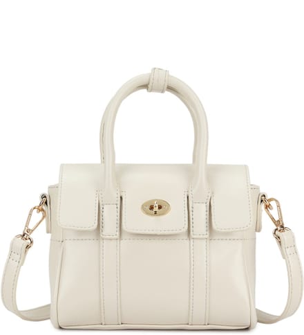 Giuliao kunstlederen handtas Isolde - Dames - Beige