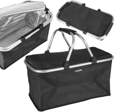 Keltin Opvouwbare thermische picknickmand - 30L - Aluminium frame - 45x27x22 cm