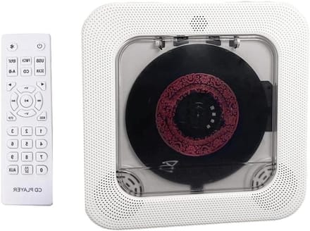 Muziekspeler - CD speler - Thuis luisteren - Bluetooth HiFi speaker - Draagbaar - Wit