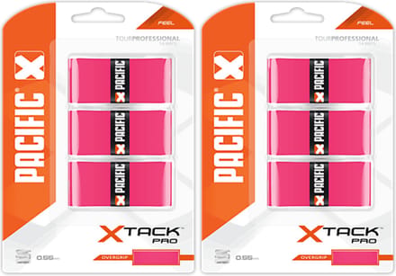 Pacific X Tack Pro Overgrip Duo Pack Roze Uitvoering : Duo Pack Roze
