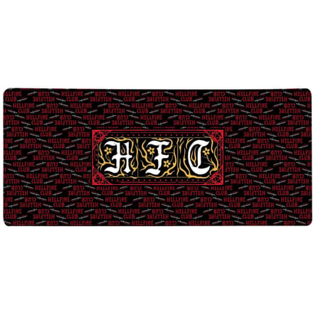 Stranger Things Hellfire Club Text Gaming Mouse Mat - Large