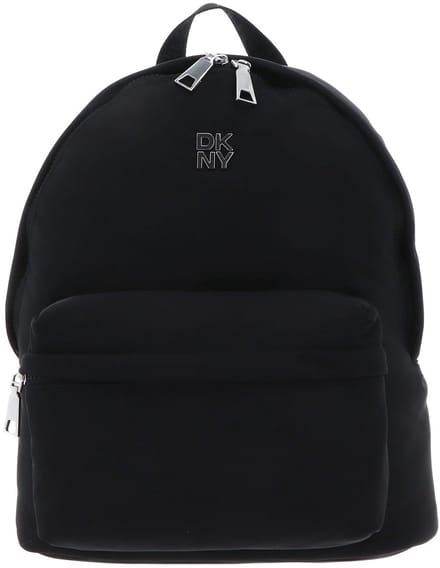 DKNY vrijetijdsrugzak rugzak Jenny Backpack Black / Silver zwart