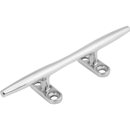 Taquet de quai de bateau en acier inoxydable de 6 pouces, base creuse white