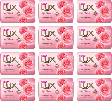 Lux Soft Touch French Rose Soap Bar 80 g - 3 Pcs
