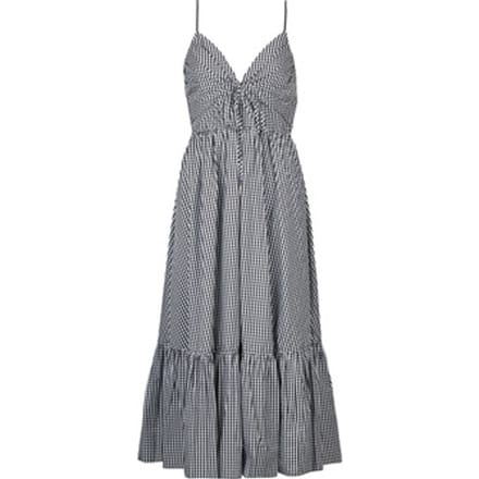 Lange Jurk MICHAEL Michael Kors GINGHAM MIDI DRESS