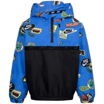 Waterdicht kinderjack met halve rits Nike