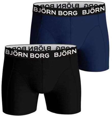 Björn Borg Bamboo Cotton Blend boxers - heren boxers normale lengte (2-pack) - multicolor