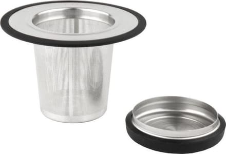 Bredemeijer - Theefilter met onderzetter - RVS