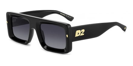 Dsquared2 D2 0141/S BLACK/GREY SHADED 53/23/145 Herrenbrillen Zonnebrillen