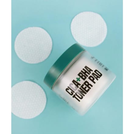 W.skin Laboratory Cica Plus Bha Toner Pads 70 Stuks NONE white