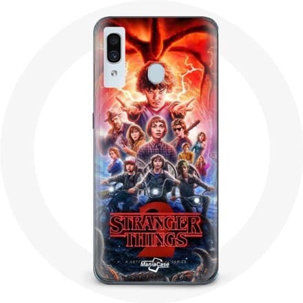 Coque pour samsung galaxy A30 Stranger Things Affiche Saison 2