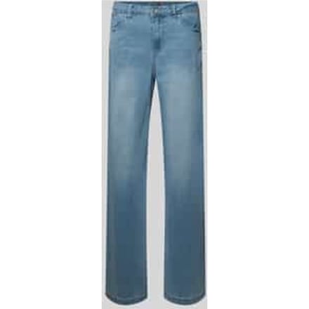 wide fit jeans met lyocell en viscose