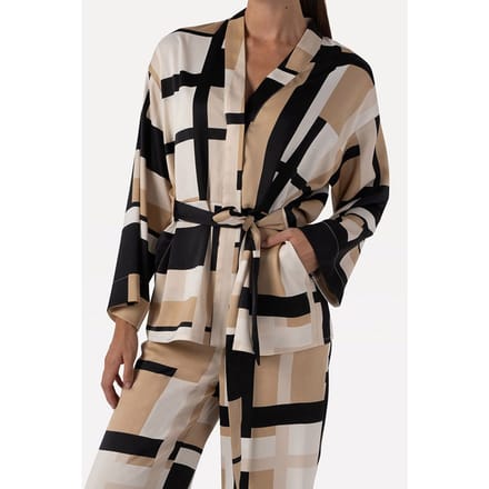 Another Label Tirra Blazer Egg White Block Check Taglia: XS | Giacche Outlet | Donna | Bianco
