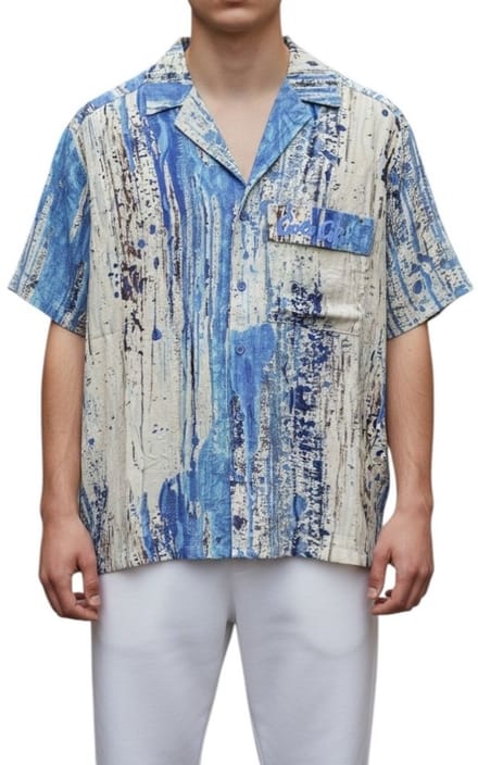 Carlo Colucci Heren Overshirt Blauw C4753/591