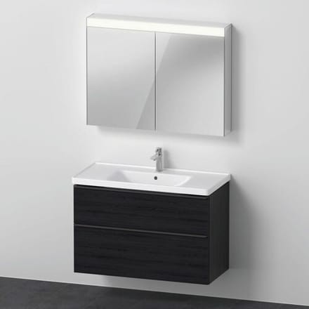 Duravit D-Neo furniture set with mirror cabinet 100.5 cm DE011701616