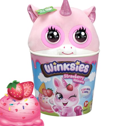 Silverlit Winksies Strawberry Unicorn Elektroniche knuffels Interactieve knuffels