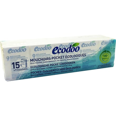 Ecodoo - Tissues/Zakdoekjes - 15 stuks