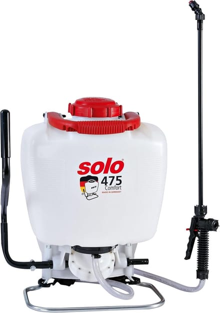 Rugspuit 15 liter met membraanpomp en sproeiers