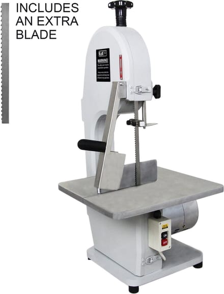 Vlees- en bottenzaagmachine - rvs - 1650 mm - 15 m/s