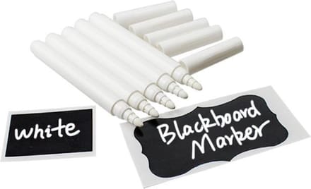 Krijtbordstiften - Chalk markers - 2 stuks - wit