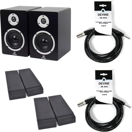 Devine MR-5A met monitor isolatie en kabels