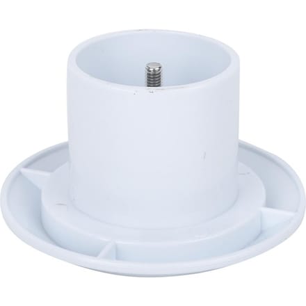 Plastique ABS Résistant à l'usure Insert Intérieur de 2,5 Pouces Entrée/Sortie d'Eau de Piscine Réglable Outil Utile pour le Drainage white