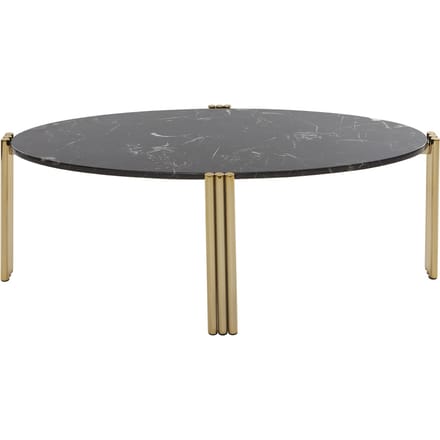 AYTM Tribus Salontafel ovaal  - goud/zwart
