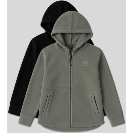 Dames Pluche Zip-voor Hoody Sweater
