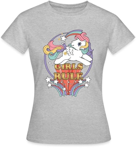 My Little Pony Retro Girls Rule Statement T-Shirt Dames