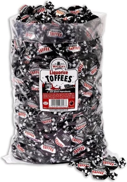 Walkers Liquorice Toffees 2,5 kilo