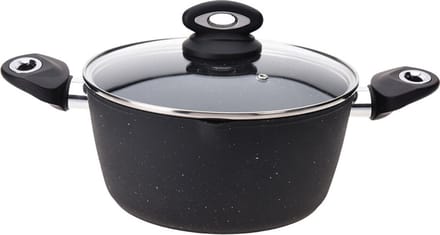 Excellent - Houseware - Braadpan - met - deksel - 24 - cm - gesmeed - aluminium