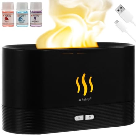 Ruhhy Aroma Diffuser & Luchtbevochtiger 22542 - RGB LED-verlichting - Fluisterstil - Energiezuinig