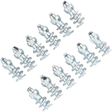 Lot de 50 clous de roue antidérapants en acier tungstène pour pneus de camion white