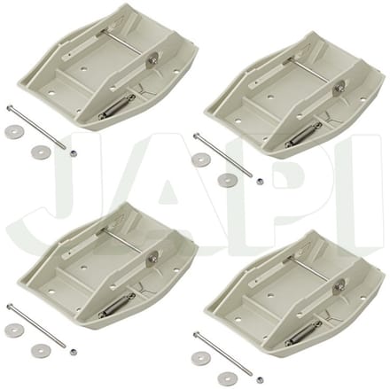 Stabilisatievoeten set 4 stuks met montage materiaal (1500 KG)