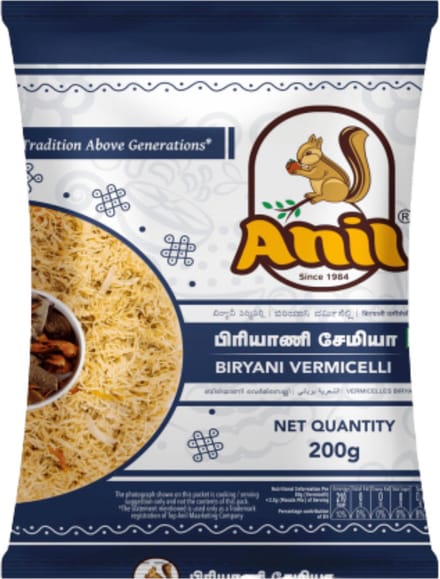 Anil - Biryani Vermicelli met Kruidenmix - 3x 200 g