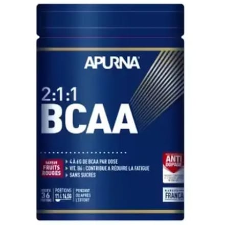 Voedingssupplement Apurna BCAA 2:1:1 Fruits Rouges