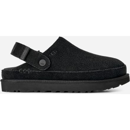 UGG® Goldenstar Clog for Women in Black, Size 10, Suede/Polyester
