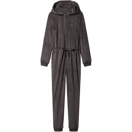 ESMARA Dames pluche jumpsuit (Donkergrijs, M (40/42))