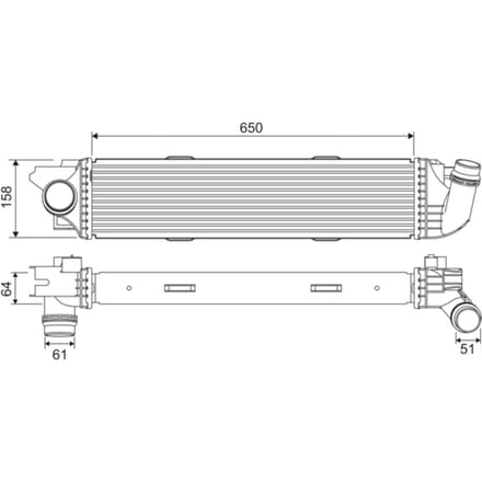 Intercooler VALEO 818299