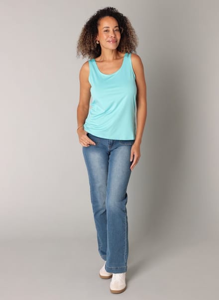 ES&SY Natasia T-shirt - Aqua - maat 40