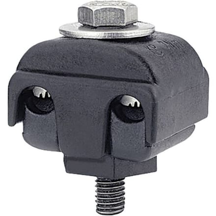 HellermannTyton 435-01558 Tap Connector 1516-ST-BK Aftakklem Flexibel: - Massief: 1.5-16 mm² 1 stuk(s) Zwart