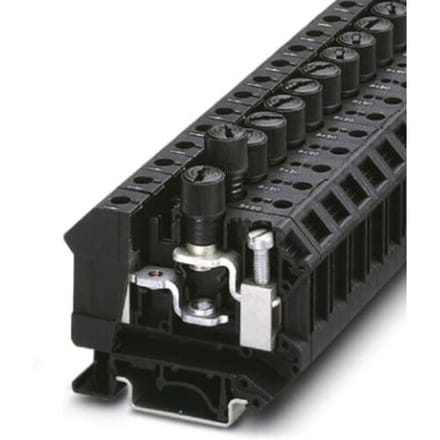 Phoenix Contact 3005662 Zekering-serieklem 12 mm Schroeven Zwart 50 stuk(s) Piece