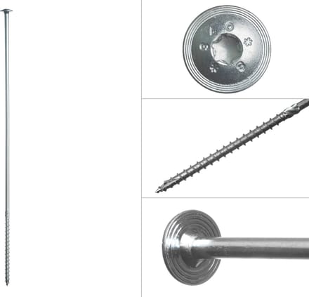 Wovar Tellerkopschroeven Verzinkt 8.0 x 400 mm Torx 40 | Doos 50 Stuks