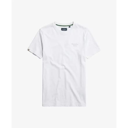 Superdry - Essential Serif Logo T-shirt Slanke Pasvorm - Heren - T-shirts