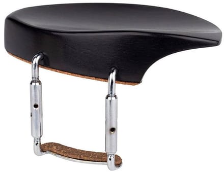 ELS CR-TE-E violin chinrest 'Teka'-model, ebony