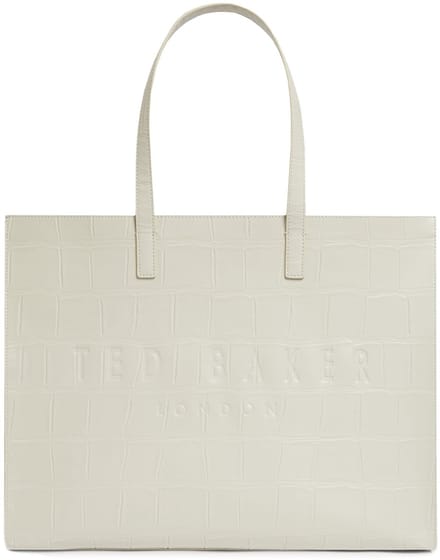 Ted Baker schoudertas Allicon Croc Effect Icon Bag Ivory crème