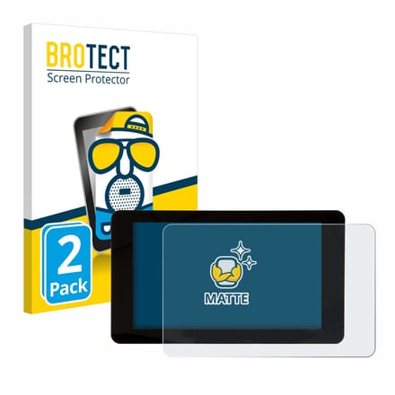 BROTECT - Screenprotector voor Raspberry Pi Touchscreen 2 (7") - Folie Beschermfolie matte 2 Stuks