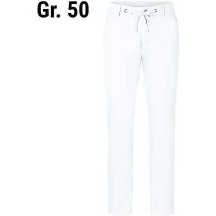 (6 stuks) KARLOWSKY Heren Modern Stretch Chino Broek - Wit - maat: 50