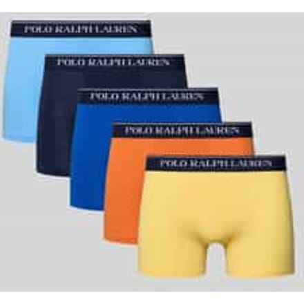 Skinny fit trunks van katoenmix in Set van 5